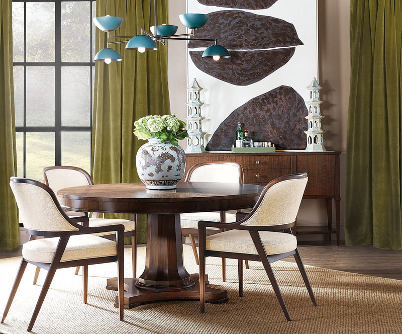 Archives - Round Pedestal Dining Table - Dark Brown — Sterling House ...