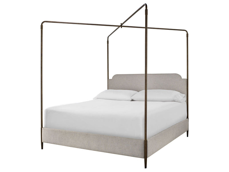 Past Forward Poster Bed Pearl Silver