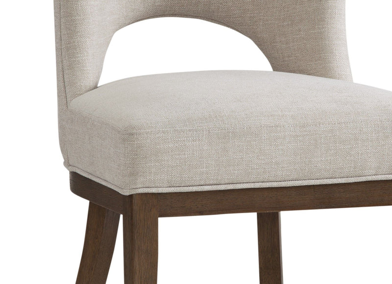Trevino - Dining Chair (Set of 2) - Clarkson's Sand / Chestnut Brown