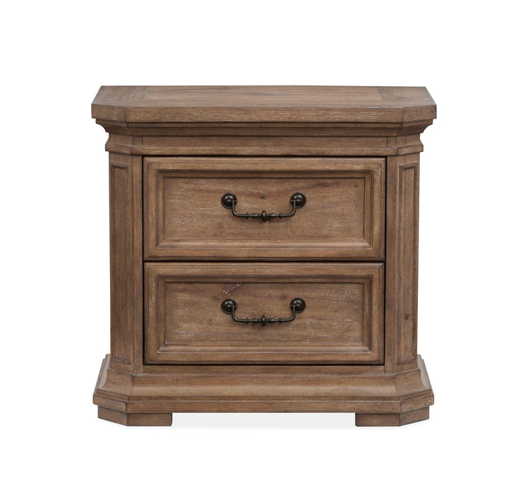 Adler Court - Drawer Nightstand - Florentine Walnut