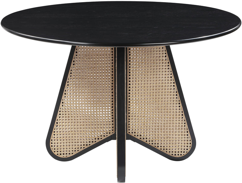 Butterfly - Solid Wood And Natural Cane Table