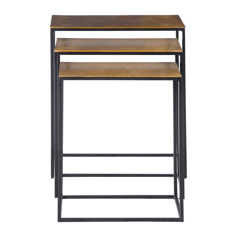 Coreene - Iron Nesting Tables (Set of 3)