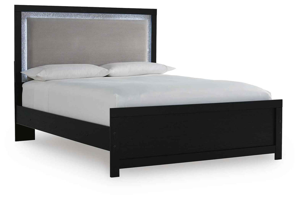 Maeling - Upholstered Panel Bed
