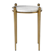 Nahunta - Accent Table - Antique Brass