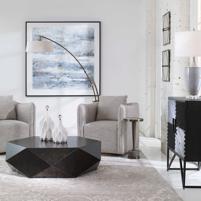 Calogero - Arc Floor Lamp - Bronze