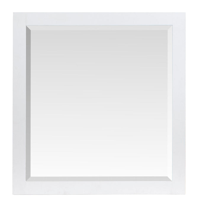 Windmill Harbour - Portrait Mirror - White Whisp And Sand