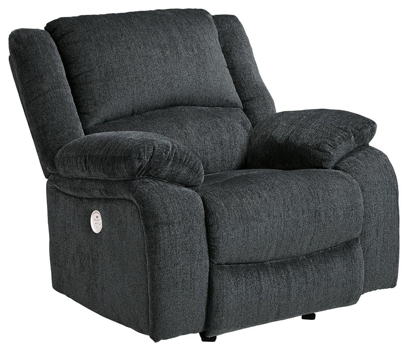 Draycoll - Power Rocker Recliner - Fabric - Slate