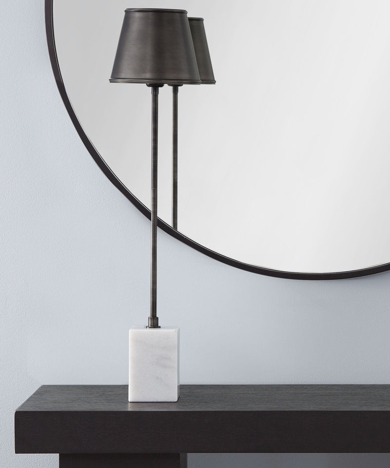 Bronze - Table Lamp - White
