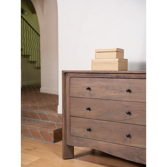 Mabel - 6 Drawer Dresser - Dark Brown