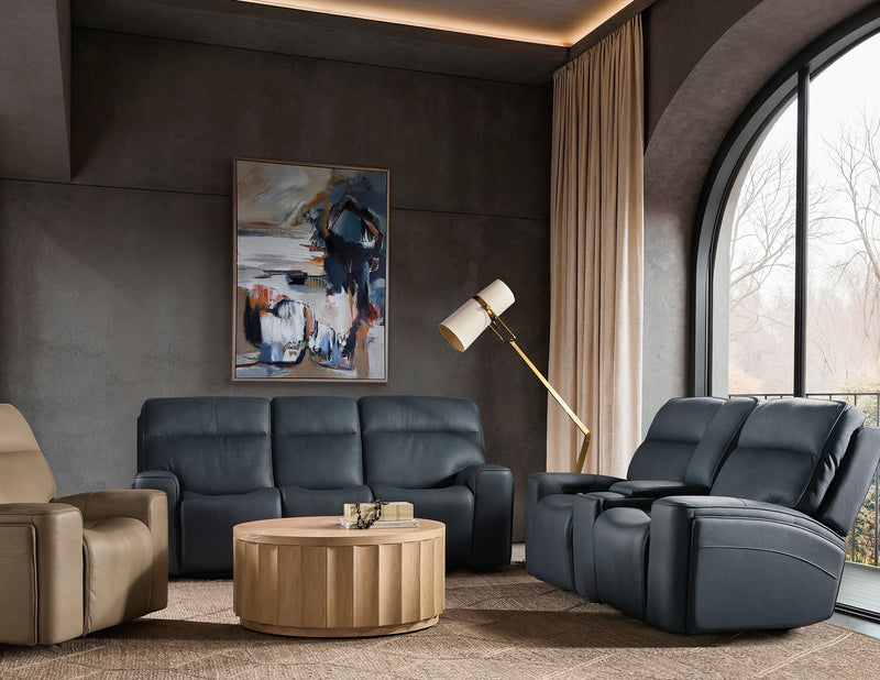 MS - Riverton Power Sofa With Power Headrest And Lumbar