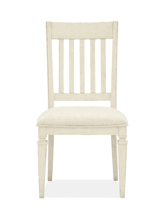 Newport - Dining Side Chair With Upholstered Seat (Set of 2) - Alabaster
