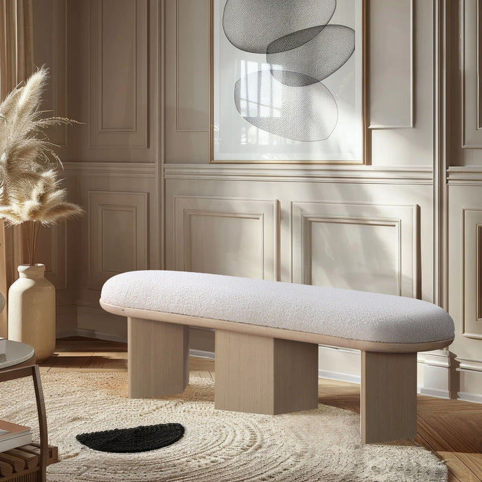 Wilshire - Bench With Natural Base