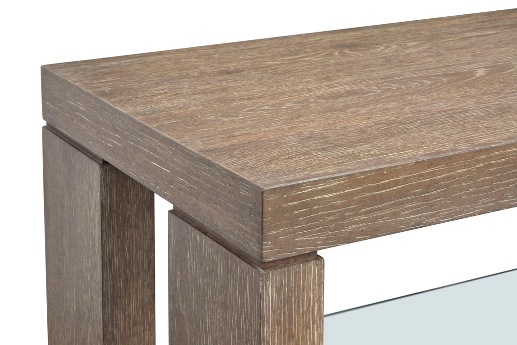 Conway - Square Cocktail Table With Casters - Spiced Brown