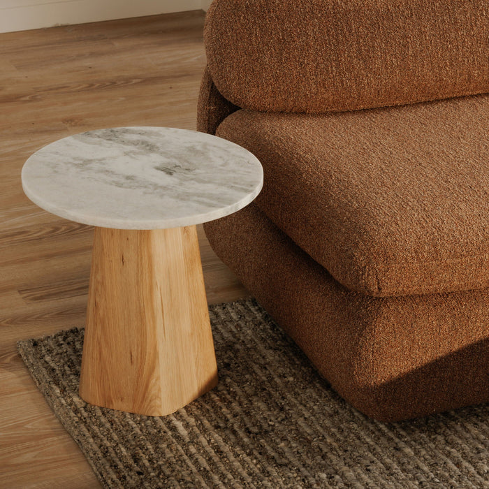 Evelyn - Accent Table - Ashen Grey Matrix