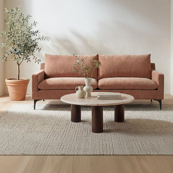 Paris - Stationary Sofa - Heritage Pink