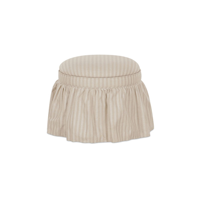 Heidi - Storage Ottoman Stripe - Beige