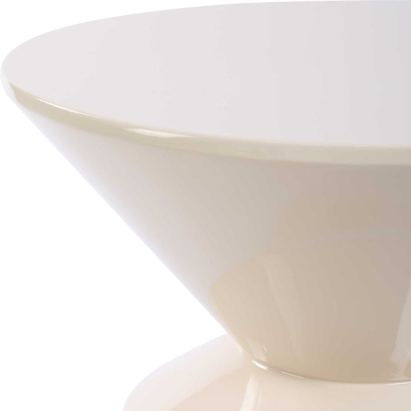 Lyford - Modern Accent Table - White