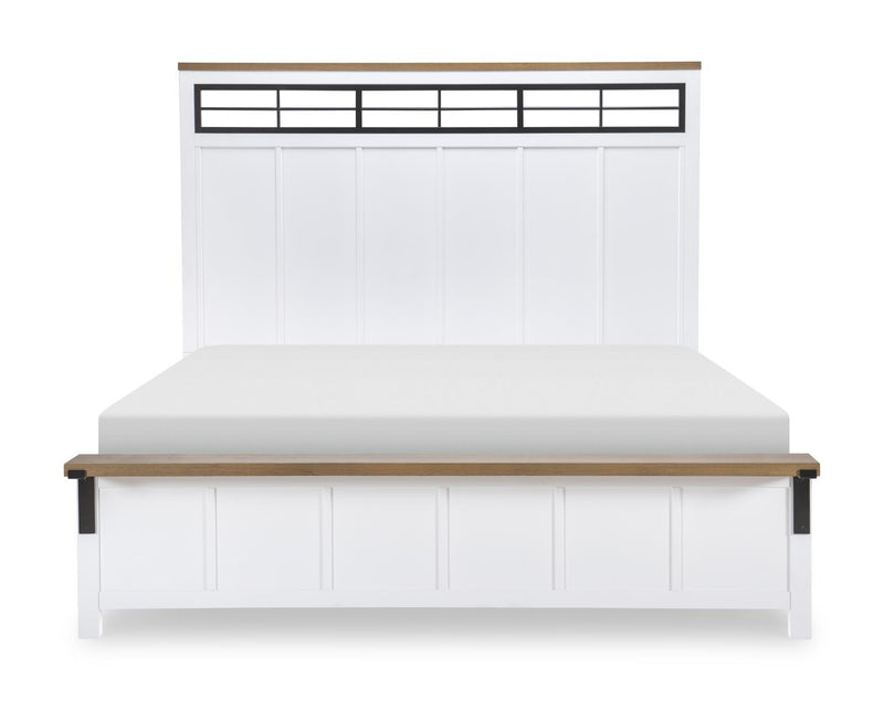 Franklin - Complete Two Tone Panel Bed