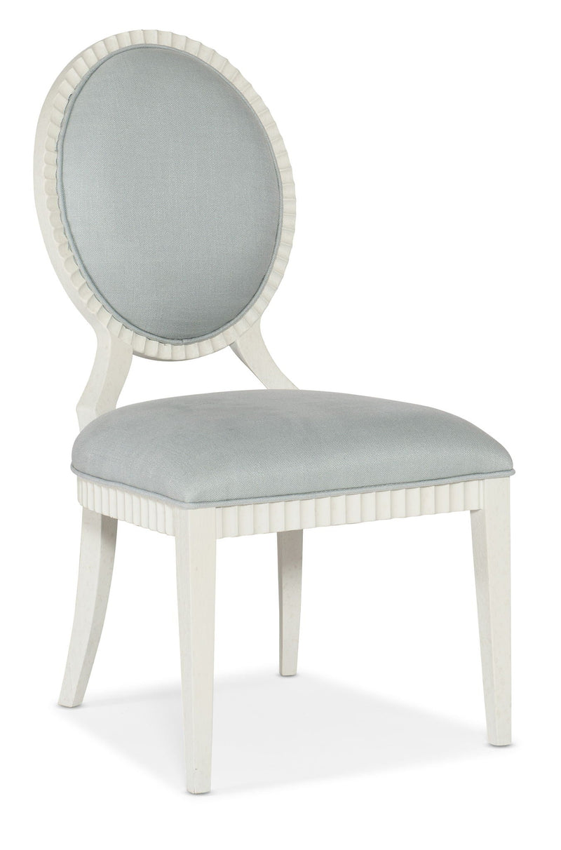 Serenity - Martinique Side Chair (Set of 2) - White / Light Gray