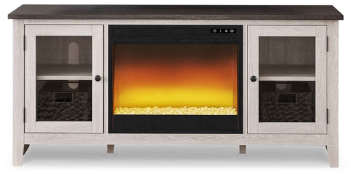 Dorrinson - TV Stand With Fireplace Insert