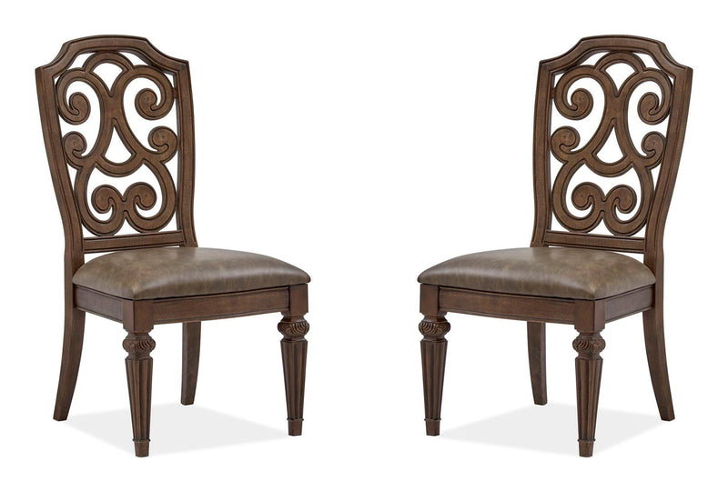 Durango - Wood Dining Side Chair With Upholstered Seat (Set of 2) - Willadeene Brown