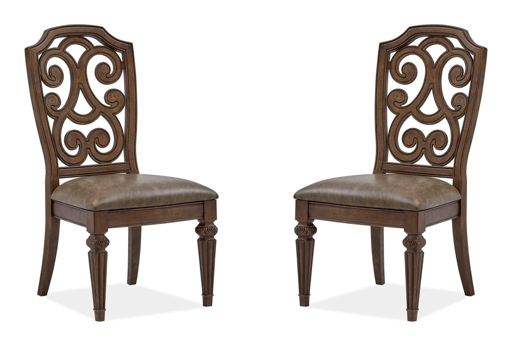 Durango - Wood Dining Side Chair With Upholstered Seat (Set of 2) - Willadeene Brown