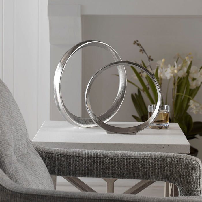 Orbits - Ring Sculptures (Set of 2)