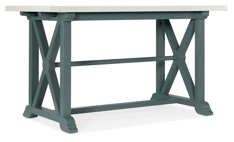 Serenity - Piers Friendship Table With 2-12" Leaves - White