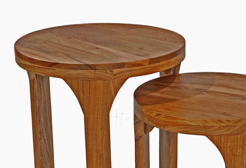 Paige - Bunching Accent Table - Natural Mango