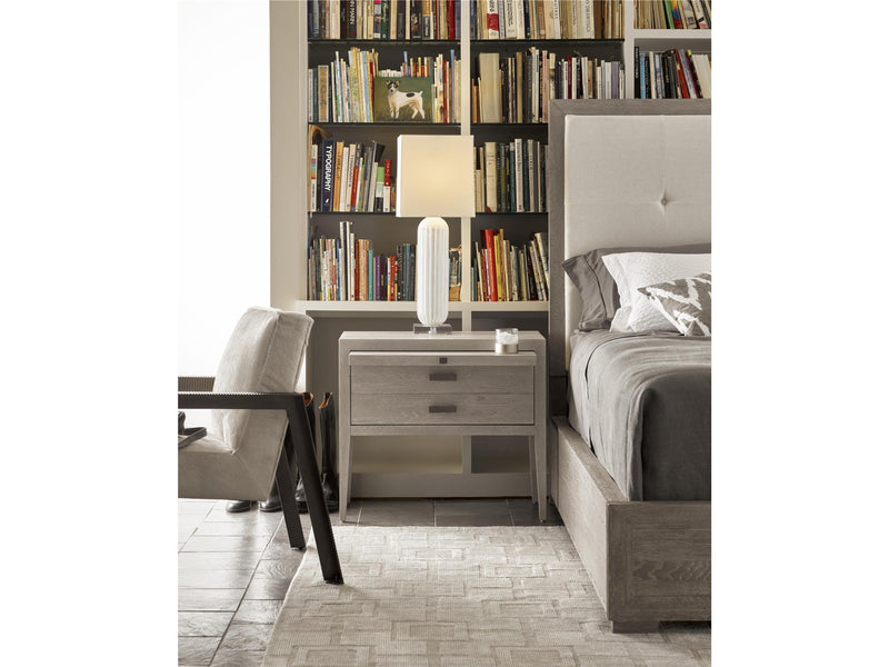 Modern Kennedy Nightstand Dark Gray
