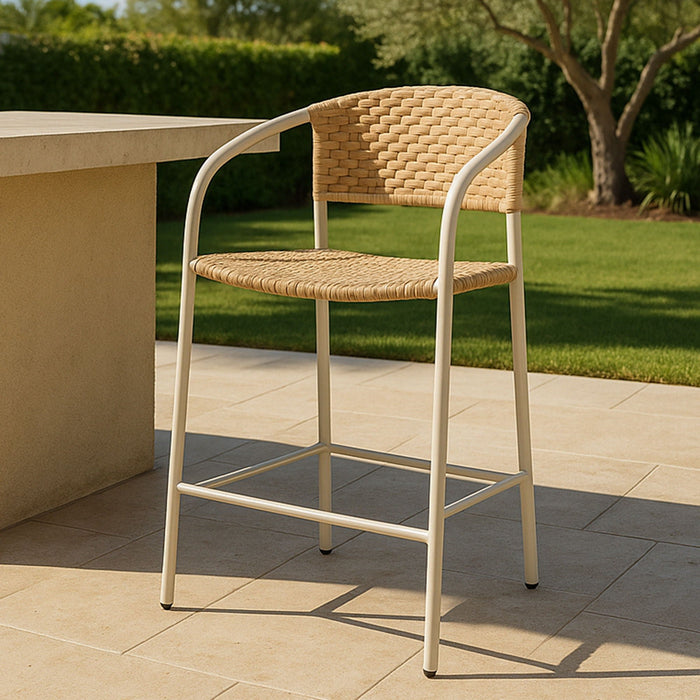 Zola - Outdoor Counter Chair - Natural