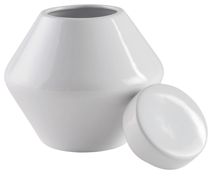 Domina White Jar (Set of 2) - Large