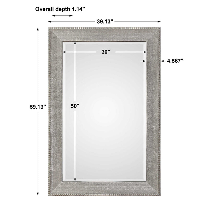Leiston - Metallic Mirror - Silver
