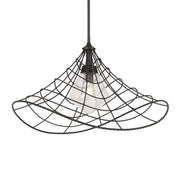 Whirlwind - 1 Light Indoor-Outdoor Pendant - Dark Bronze