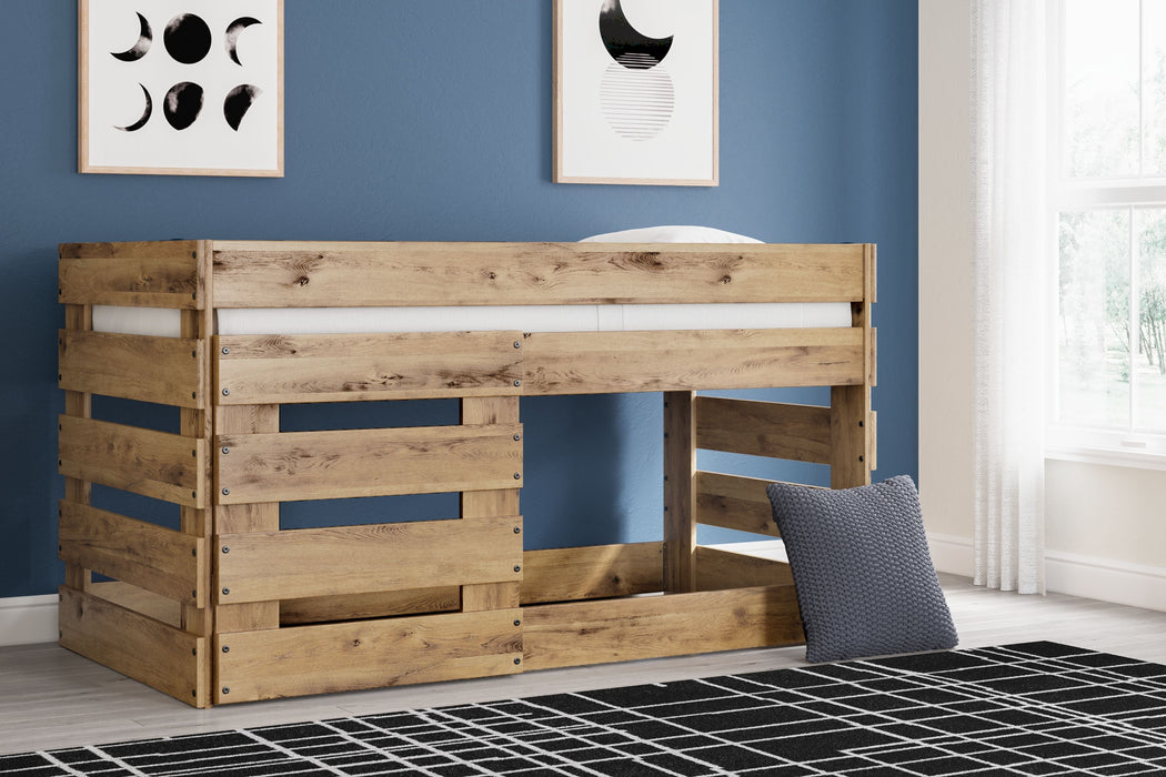 Larstin Brown Twin Loft Bed