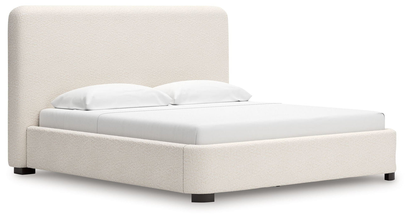 Brintstreet - King Upholstered Bed - Beige