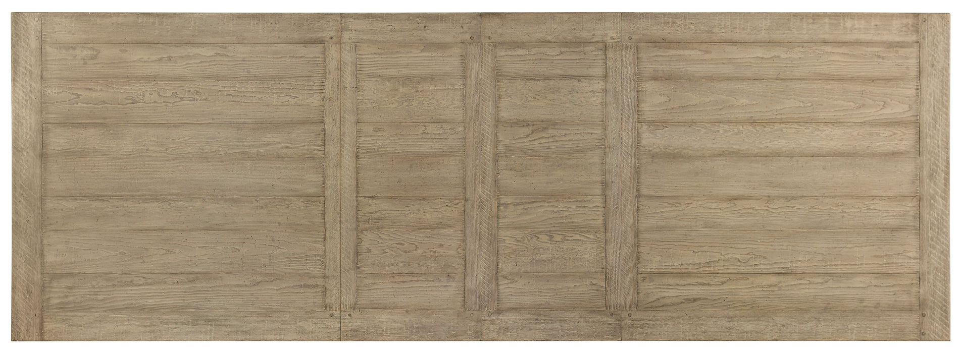 Ciao Bella 84in Trestle Table with 2-18in Leaves-Natural/Gray