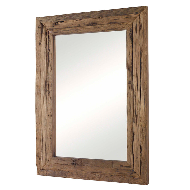 Rennick - Wood Mirror - Dark Brown