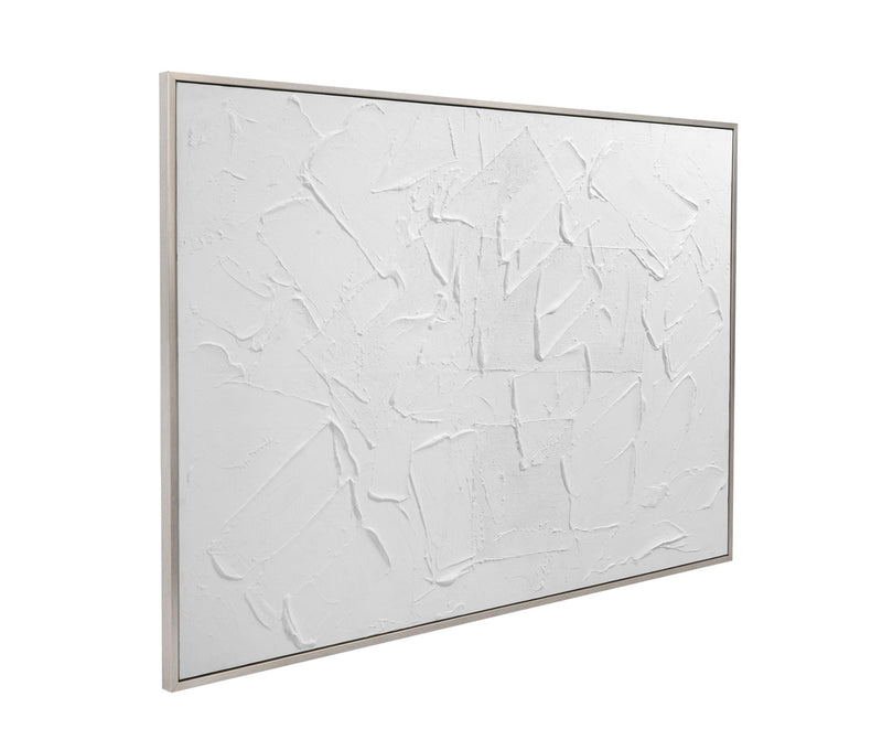Paradisio Framed Canvas - White