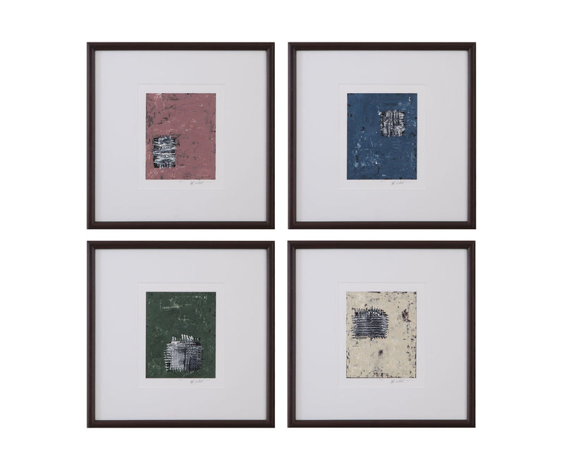 Dual Dichotomy I Framed Print - Pink / White