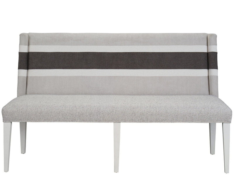 Modern Farmhouse Peyton Banquette Pearl Silver