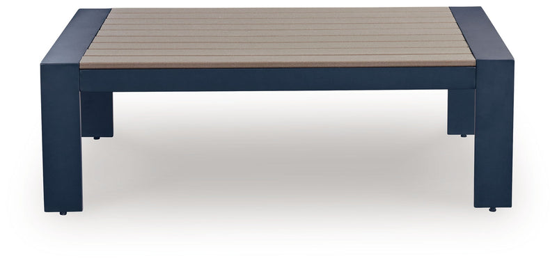 East Beach - Blue - Rectangular Cocktail Table
