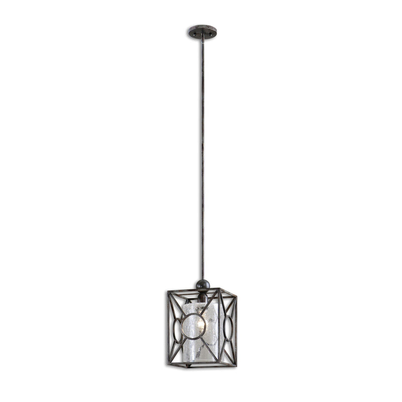 Arbela - 1 Light Mini Pendant - Dark Gray