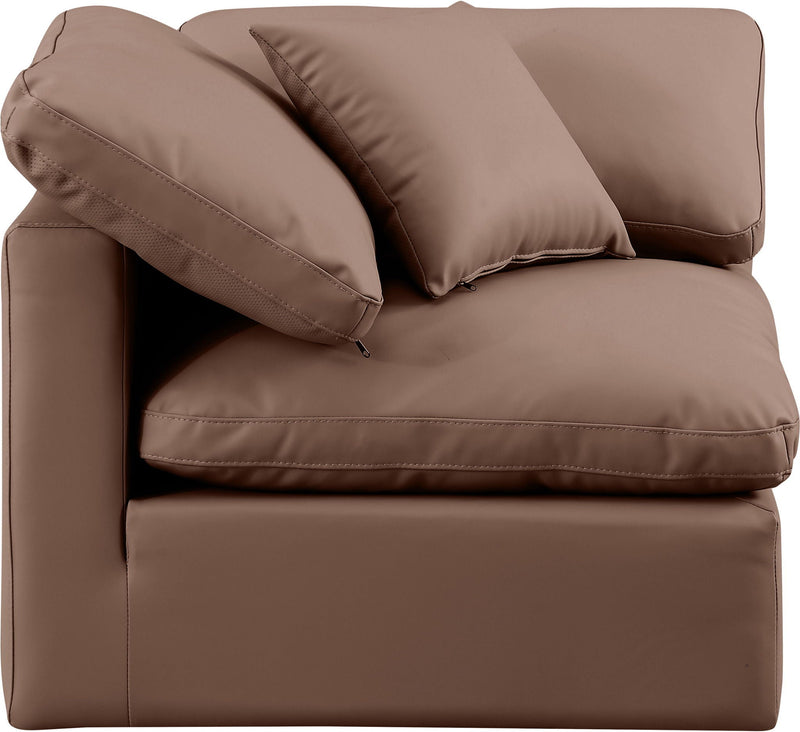 Indulge - Faux Leather Corner Chair