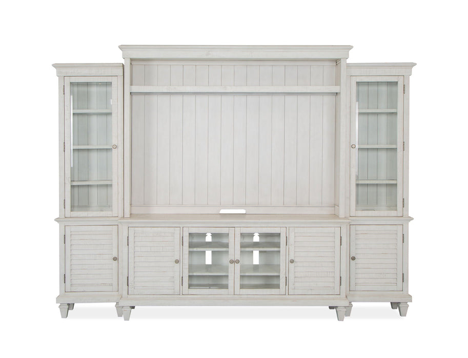 Newport - Wood Hutch - Alabaster