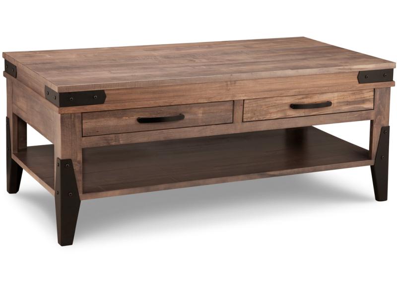 Chattanooga  Coffee Table Collection with 2 Drawers and Shelf