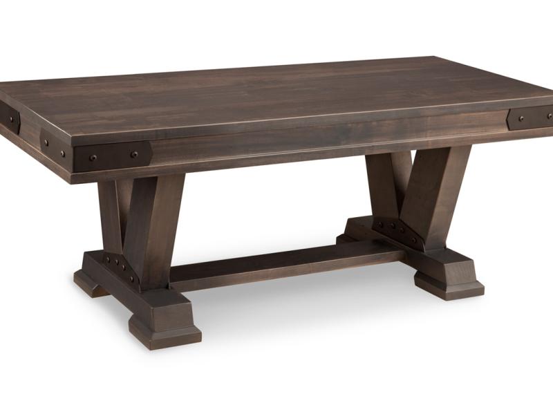 Chattanooga Pedestal Bench Collection with Wood Seat