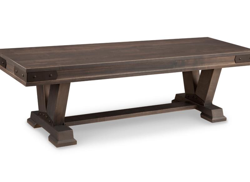 Chattanooga Pedestal Bench Collection with Wood Seat