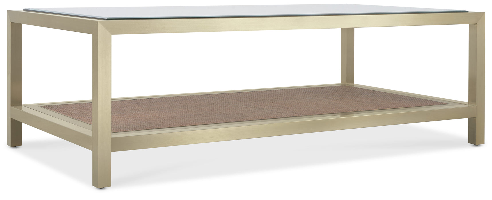 Melange Raising Cane Cocktail Table