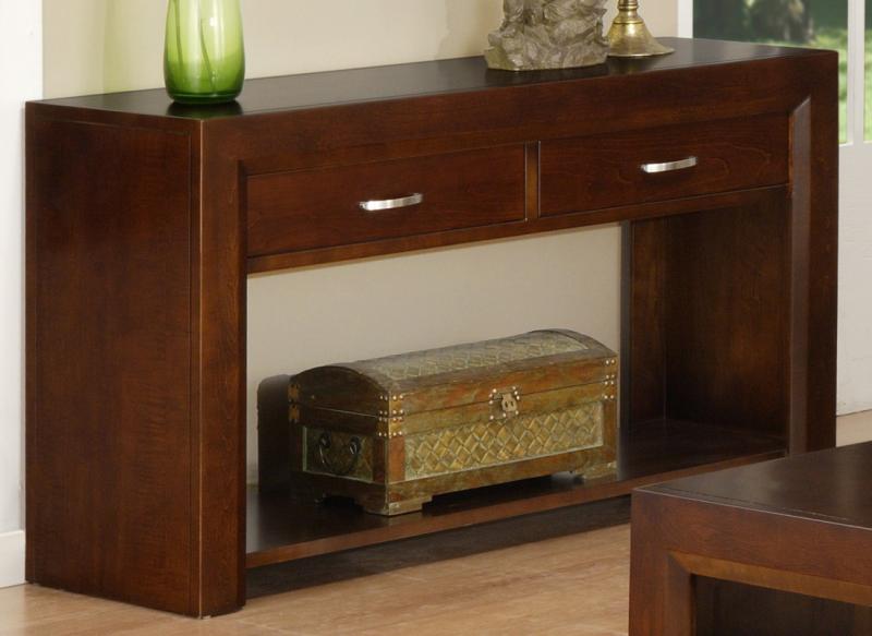 Contempo Sofa Table Collection with 2 Drawer